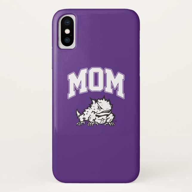 TCU Mom Case-Mate iPhone Case (Back)