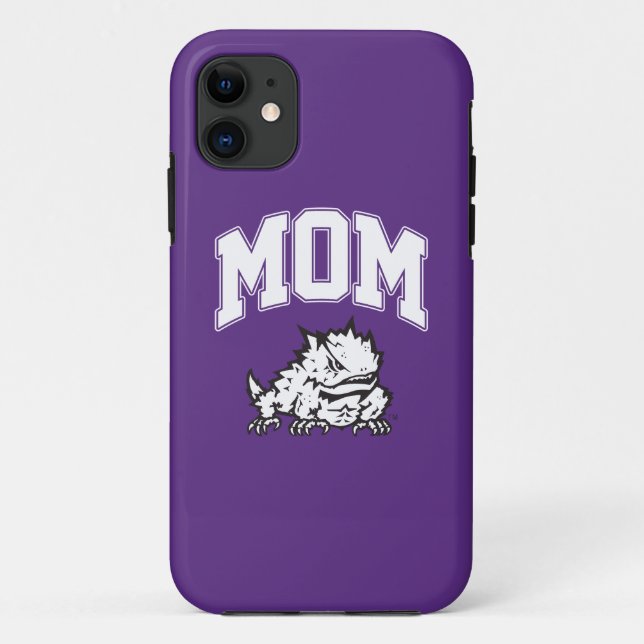 TCU Mom Case-Mate iPhone Case (Back)