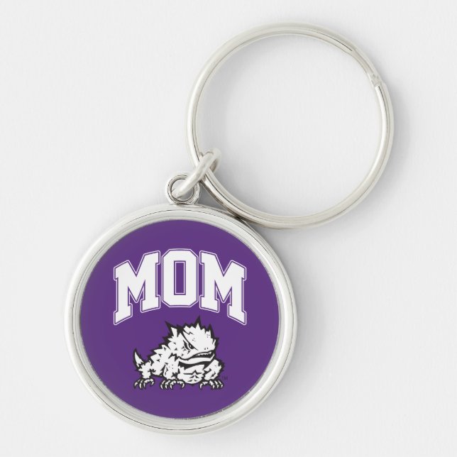 TCU Mom Keychain (Front)
