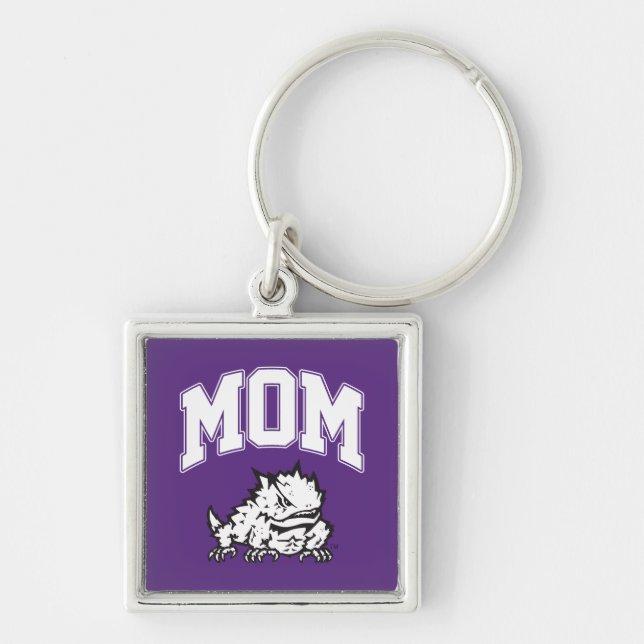TCU Mom Keychain (Front)
