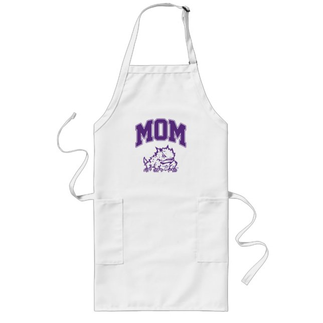 TCU Mom Long Apron (Front)