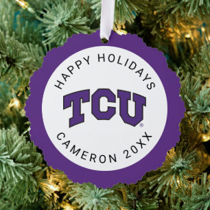 TCU ORNAMENT CARD