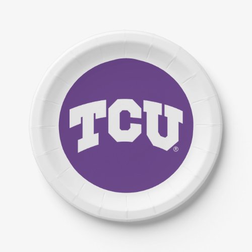 TCU PAPER PLATES