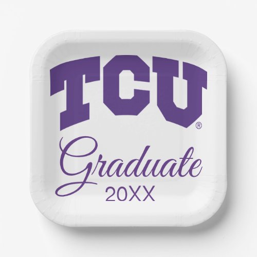 TCU PAPER PLATES