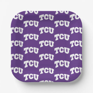 TCU PAPER PLATES