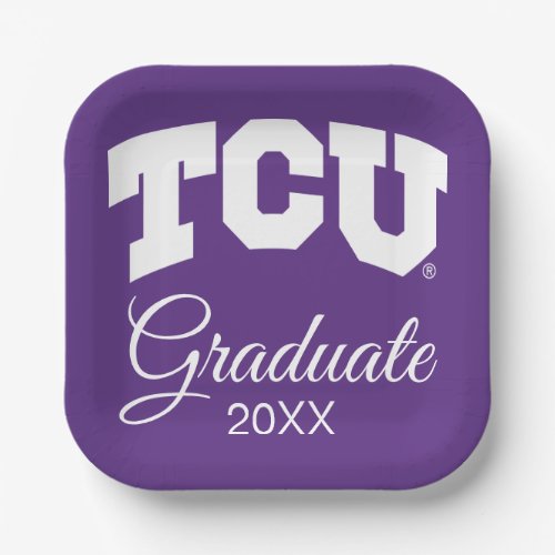 TCU PAPER PLATES