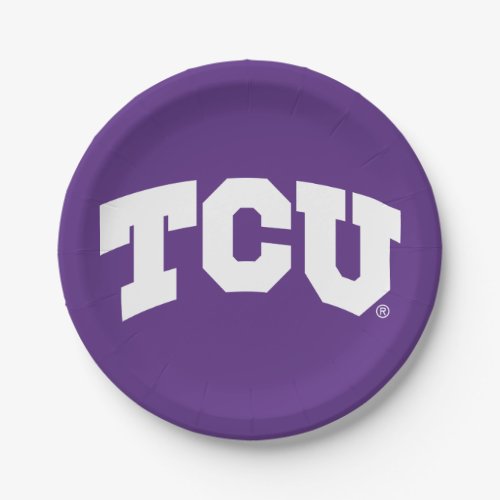 TCU PAPER PLATES