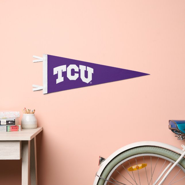 TCU PENNANT FLAG (Front)