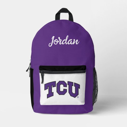 TCU PRINTED BACKPACK