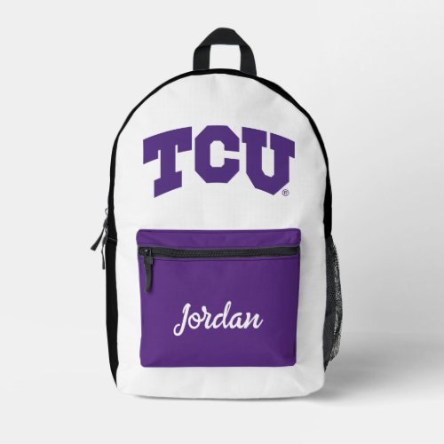 TCU PRINTED BACKPACK