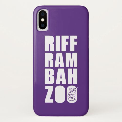 TCU Riff Ram Bah Zoo iPhone X Case