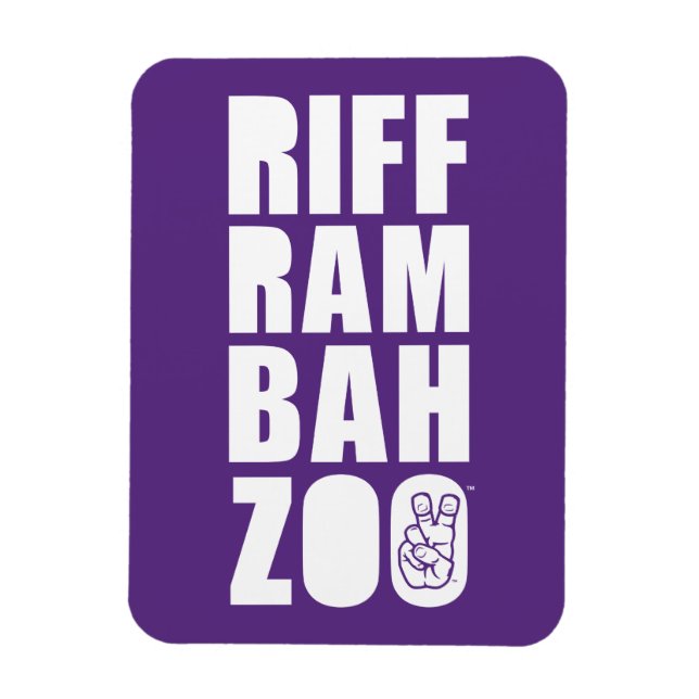 TCU Riff Ram Bah Zoo Magnet (Vertical)