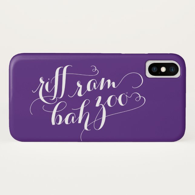 TCU Riff Ram Bah Zoo Script Case-Mate iPhone Case (Back (Horizontal))