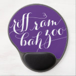 TCU Riff Ram Bah Zoo Script Gel Mouse Pad<br><div class="desc">These Texas Christian University products make the perfect gift for the TCU fans,  faculty,  students,  and alumni. Riff Ram Bah Zoo,  Give 'Em Hell TCU! Celebrate your TCU pride in style with these customizable Horned Frogs gifts from Zazzle.</div>