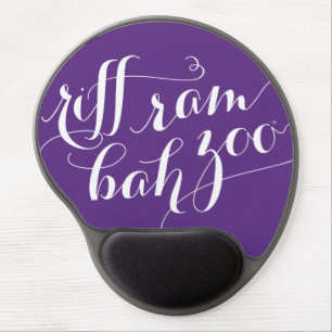 TCU Riff Ram Bah Zoo Script Gel Mouse Pad