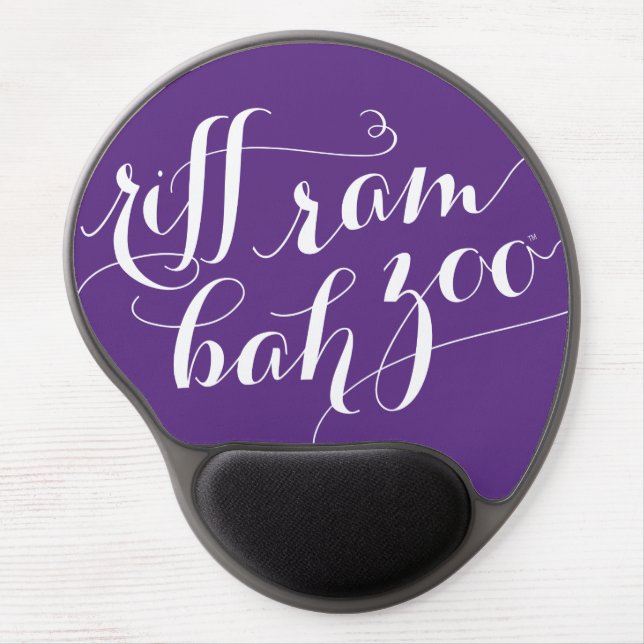 TCU Riff Ram Bah Zoo Script Gel Mouse Pad (Front)