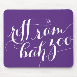 TCU Riff Ram Bah Zoo Script Mouse Pad