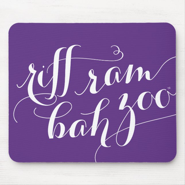 TCU Riff Ram Bah Zoo Script Mouse Pad (Front)