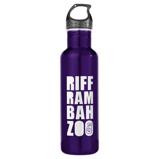 TCU Riff Ram Bah Zoo Stainless Steel Water Bottle (Front)