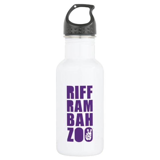 TCU Riff Ram Bah Zoo Water Bottle (Front)