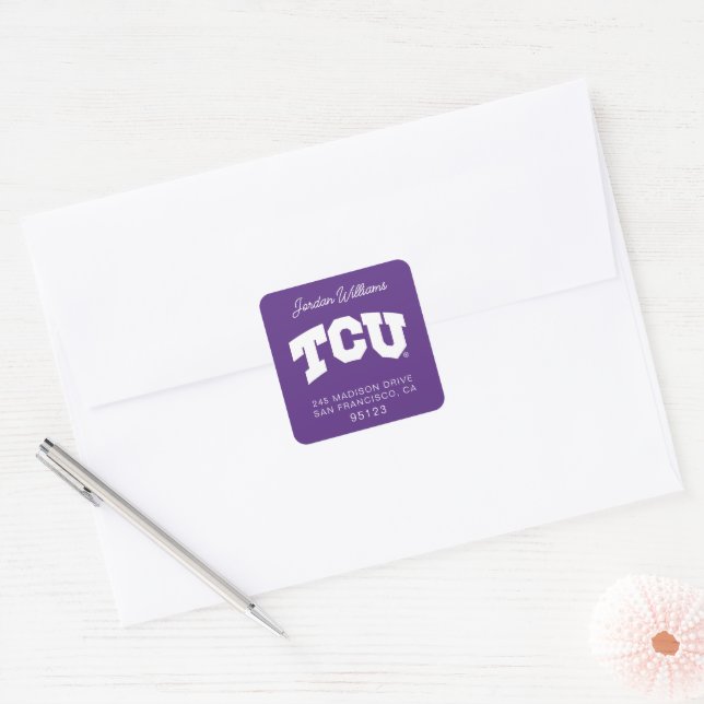 TCU SQUARE STICKER (Envelope)