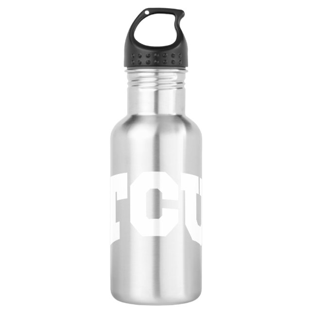 TCU STAINLESS STEEL WATER BOTTLE (Front)