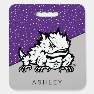 TCU Texas Christian University Polka Dots Seat Cushion