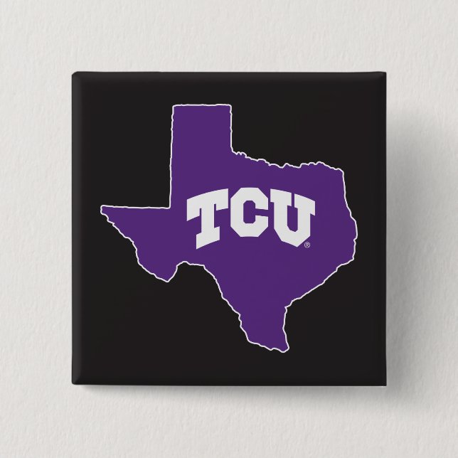 TCU Texas State Button (Front)