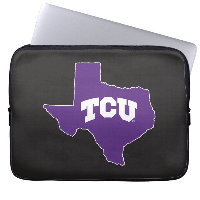 TCU Texas State Laptop Sleeve (Front)