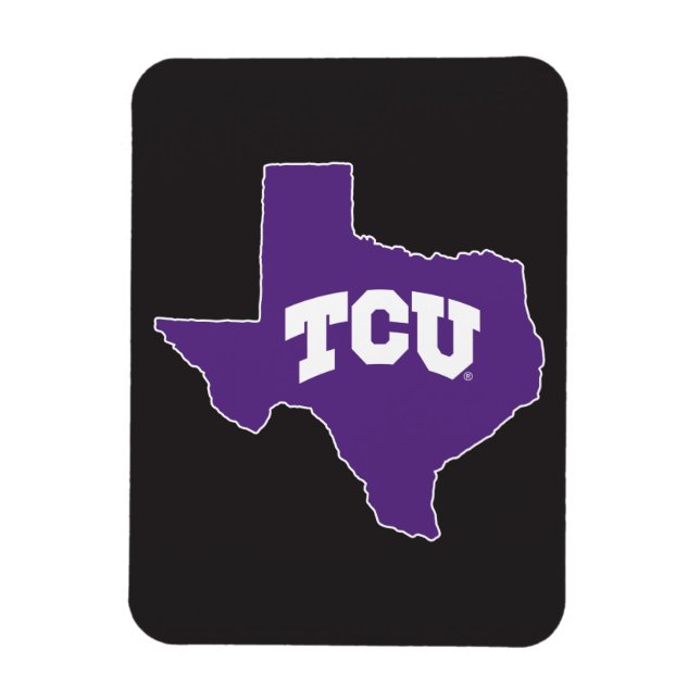 TCU Texas State Magnet (Vertical)