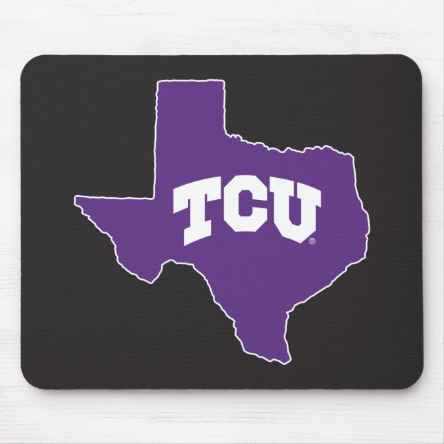 TCU Texas State Mouse Pad (Front)