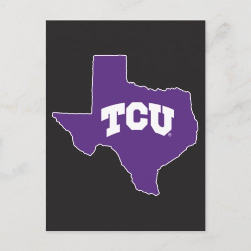 TCU Texas State Postcard