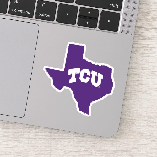 TCU Texas State Sticker
