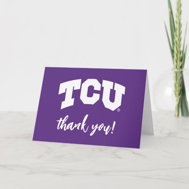 TCU THANK YOU CARD (Front)
