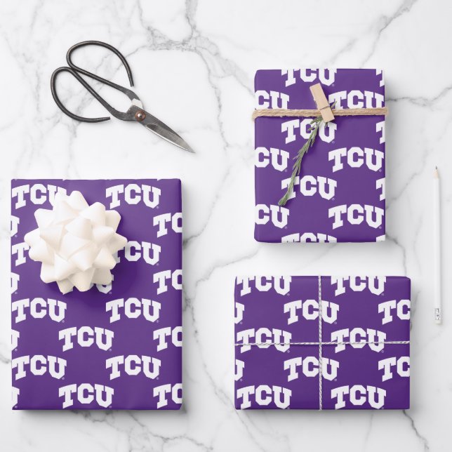 TCU WRAPPING PAPER SHEETS (Front)