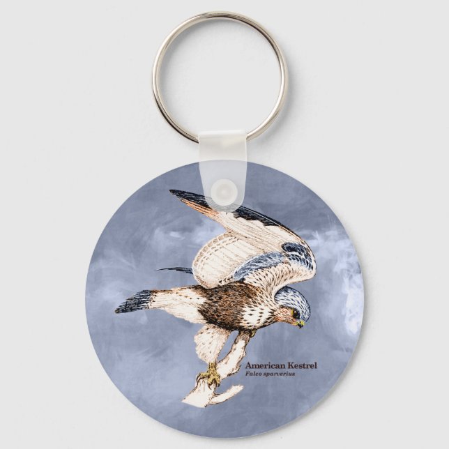 TCWC - American Kestrel Keychain (Front)