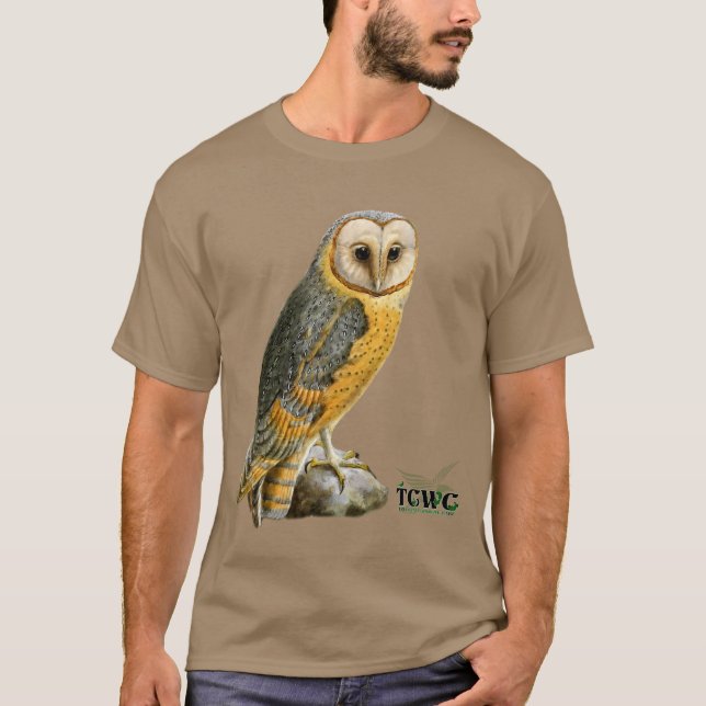 TCWC - Barn Owl Vintage with Logo T-Shirt (Front)