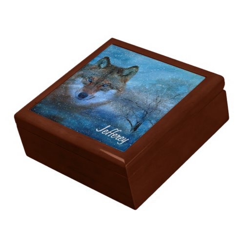 TCWC _ Blue Wolf Christmas Gift Box