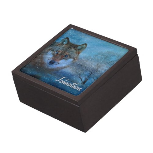 TCWC _ Blue Wolf Christmas Gift Box