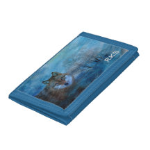 TCWC - Blue Wolf Christmas Monogrammed