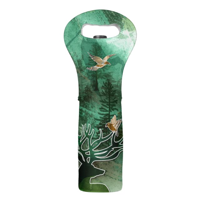 TCWC - Nature Lover's Woodland Harmony Collection Wine Bag (Front)