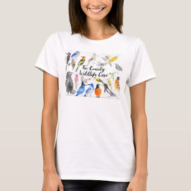 TCWC Songbirds on White T-Shirt (Front)