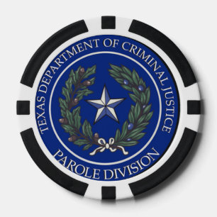 TDCJ Parole Division Coin Poker Chips