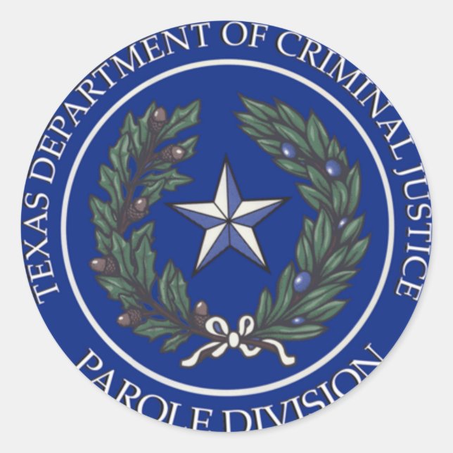 TDCJ Parole Division Sticker (Front)
