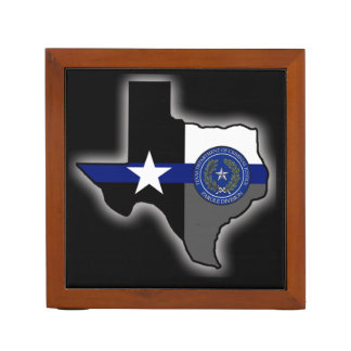 TDCJ Parole Division Thin Blue Line Pencil/Pen Holder