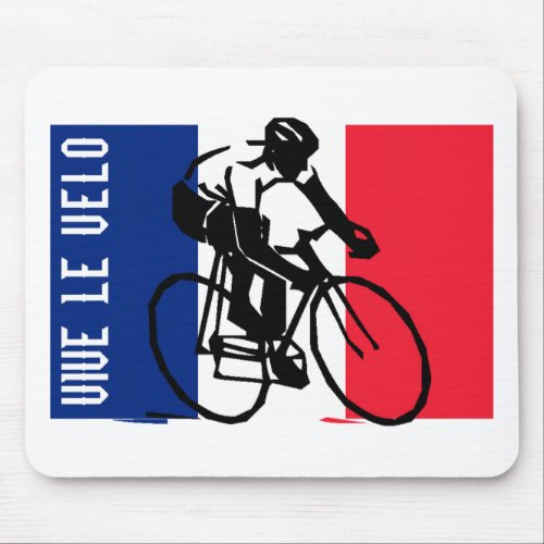 tdf vive le velo custom design mouse pad