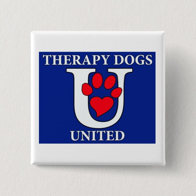 TDU Logo Square Shirt Button (Front)