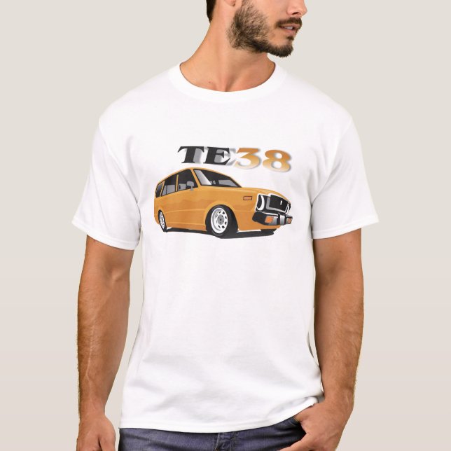 Te38 Corolla Wagon copper T-Shirt (Front)