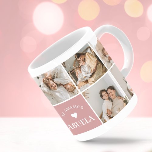 Te Amamos Abuela Personalized Photo Coffee Mug
