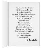 Te amo con mis dedos cards (Inside (Right))